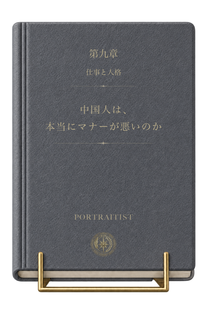 なぜ中国人は、マナーが悪いのかの本画像
